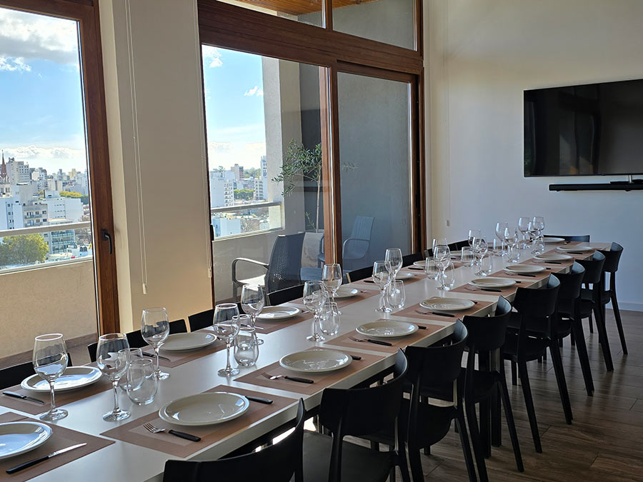 Salón de reuniones Abaco suites
